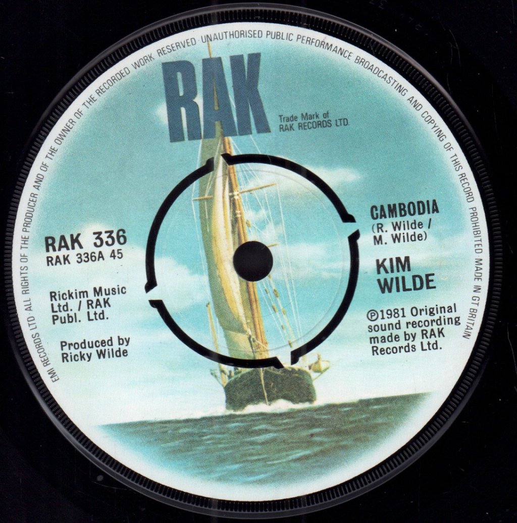 Kim Wilde - Cambodia - 7 Inch