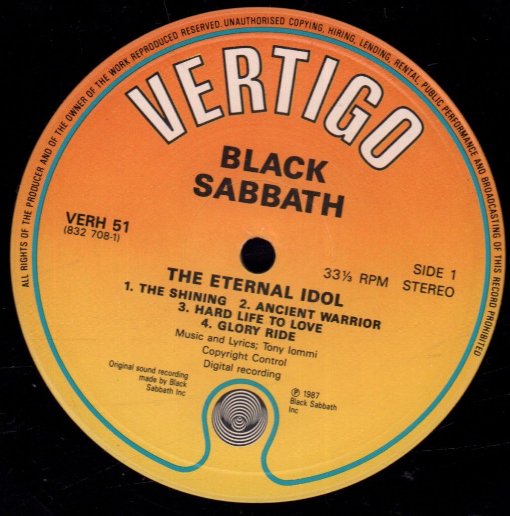 Black Sabbath - Eternal Idol - Lp