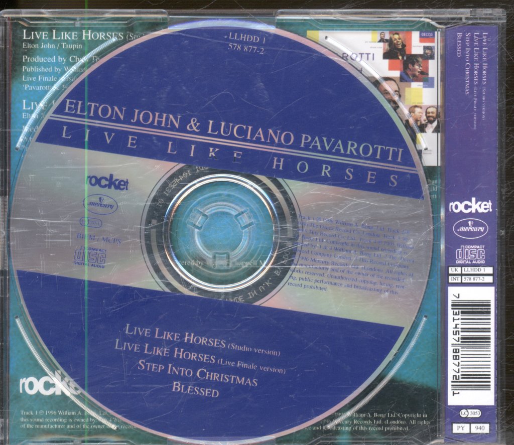 Luciano Pavarotti - Live Like Horses - Cd