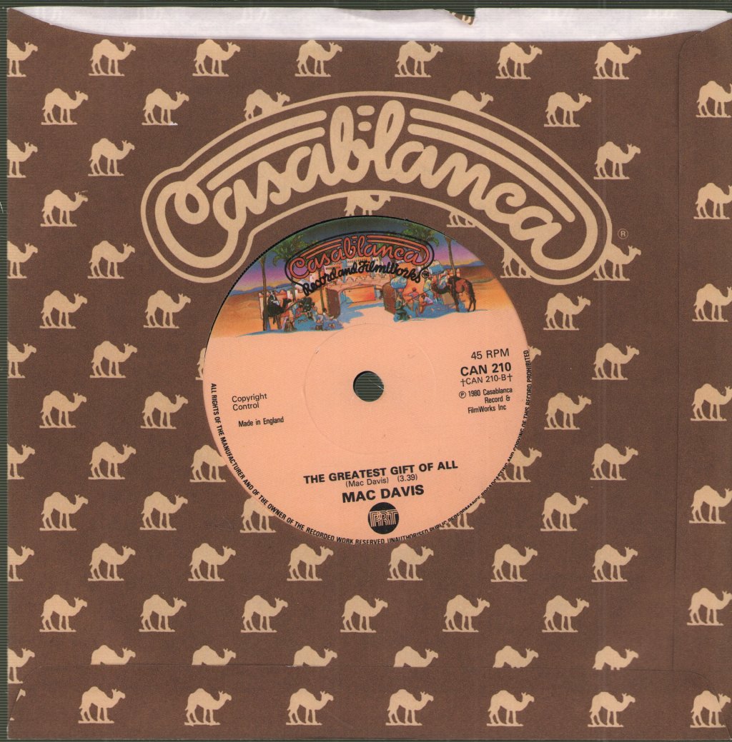 Mac Davis - It's Hard To Be Humble - 7 Inch