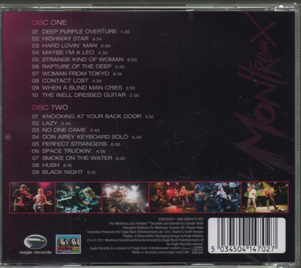 Deep Purple - Live At Montreux 2011 - Double Cd