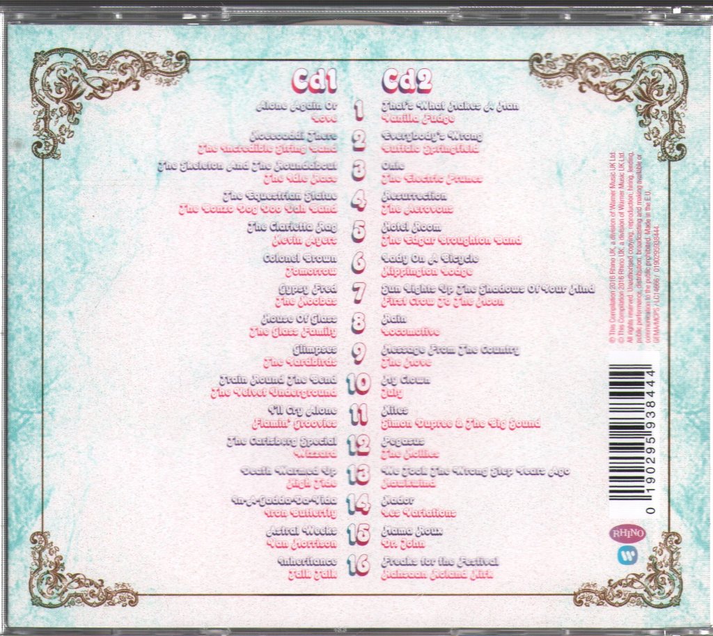 Various Artists - Psychedelia (A 50 Year Trip) - Double Cd