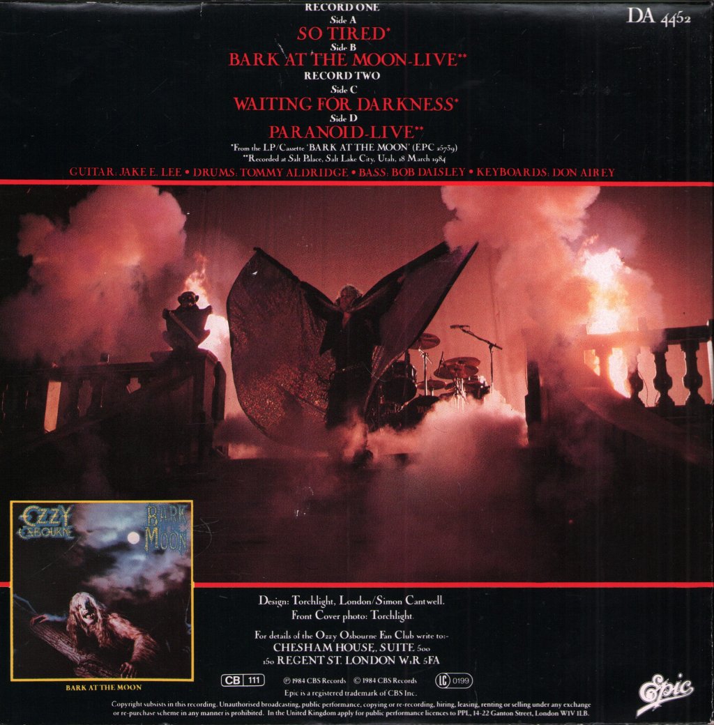 Ozzy Osbourne - So Tired - Double 7 Inch