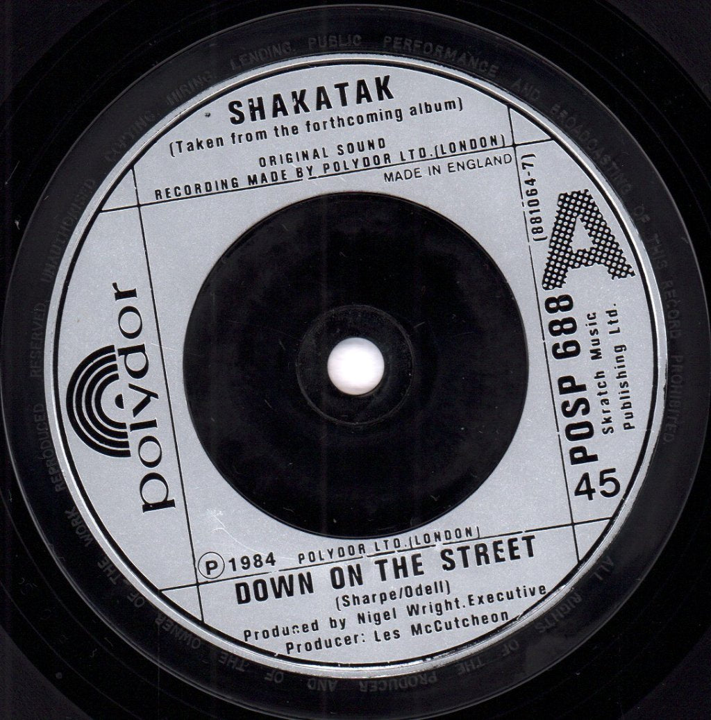 Shakatak - Down On The Street - 7 Inch