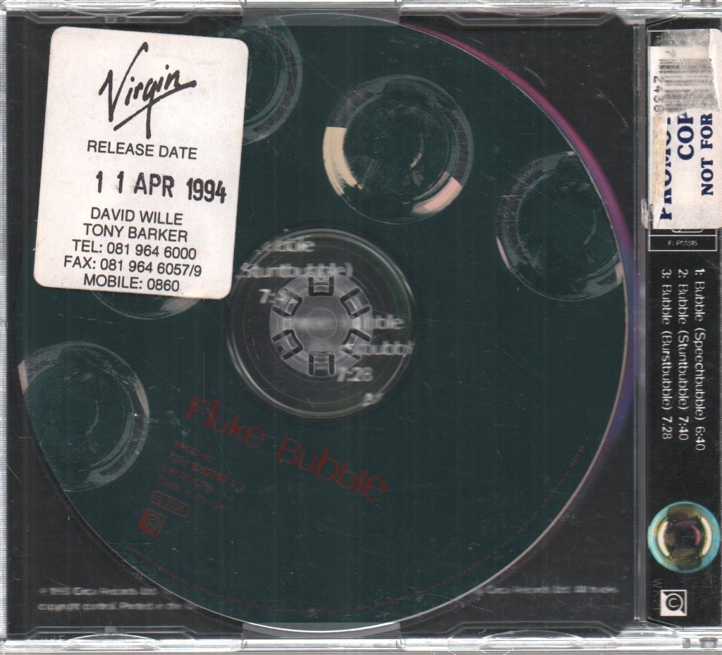 Fluke - Bubble - Cd