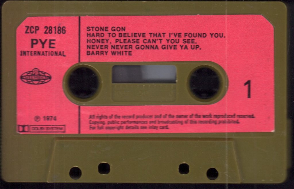 Barry White - Stone Gon' - Cassette