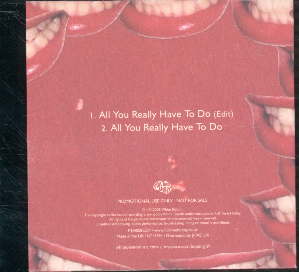 White Denim - All You Really Have To Do - Cd