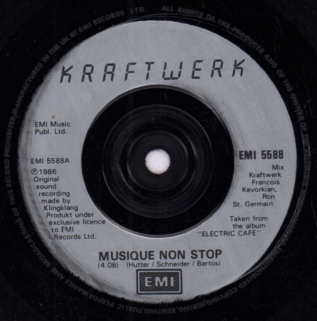 Kraftwerk - Musique Non Stop - 7 Inch