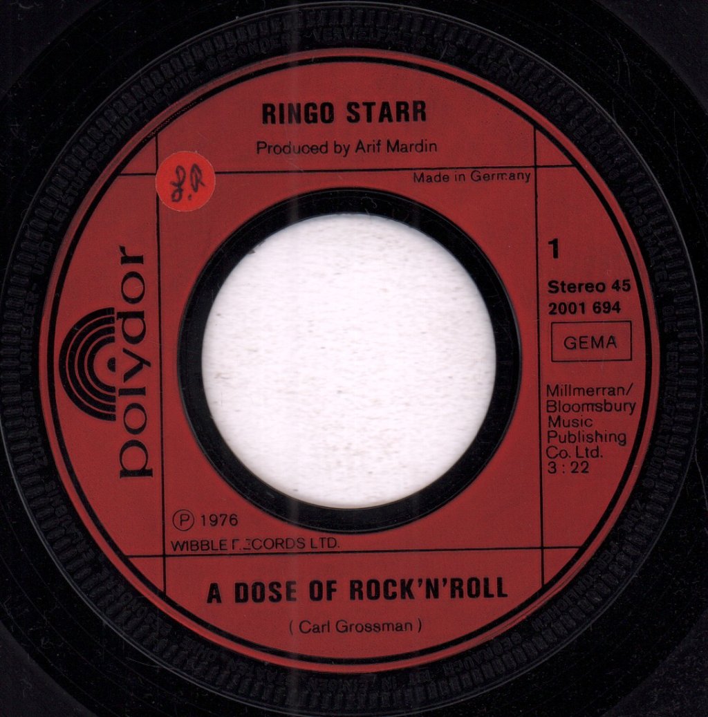 Ringo Starr - A Dose Of Rock N Roll - 7 Inch