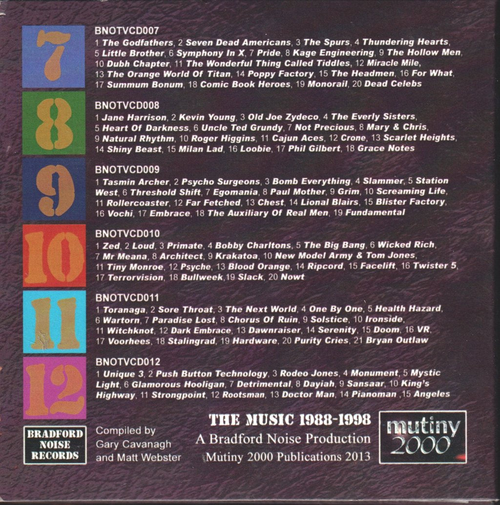 Bradford's Noise Of The Valleys - Volume 2: The Music 1988-1998 - Cd Set