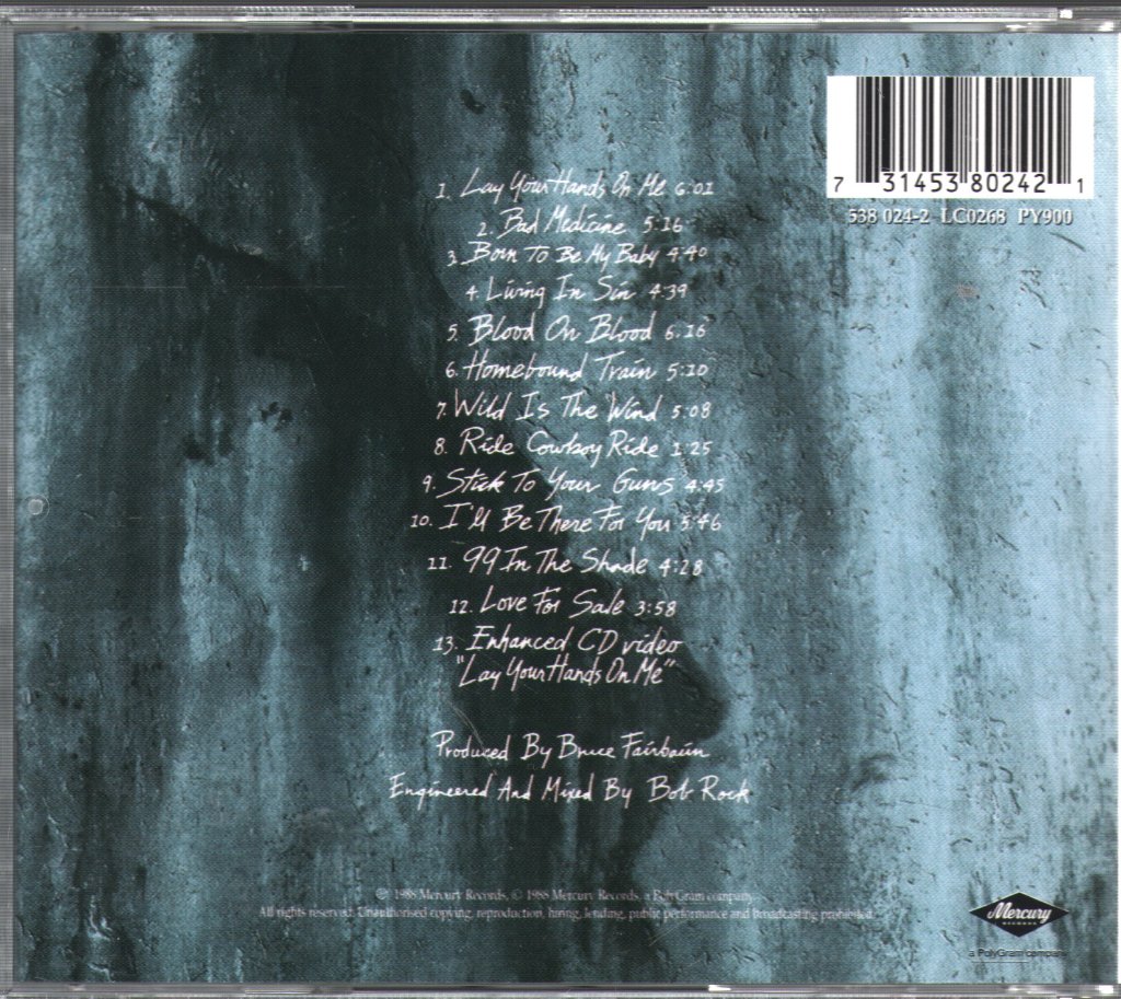Bon Jovi - New Jersey - Cd