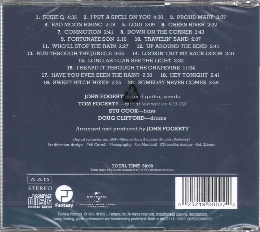 Creedence Clearwater Revival - Chronicle: The 20 Greatest Hits - Cd