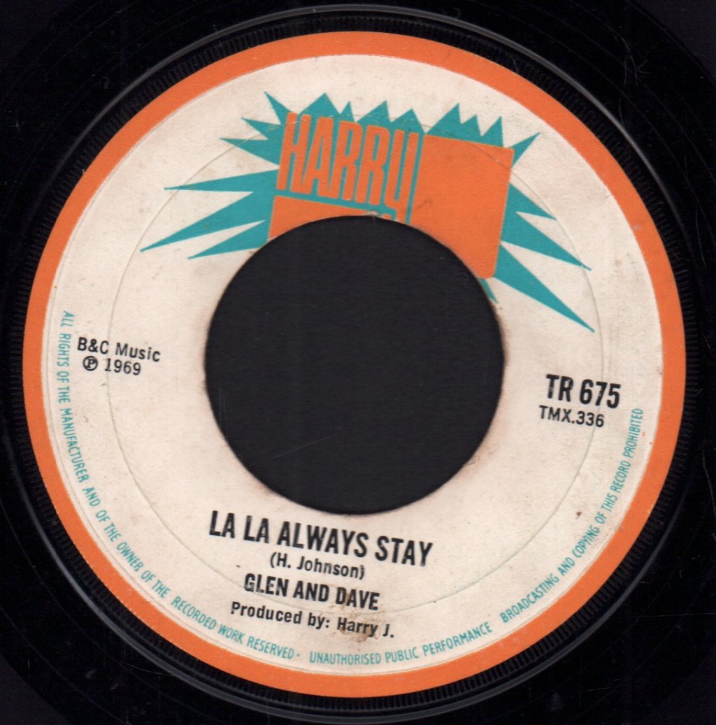 Harry J All Stars / Glen And Dave - Liquidator / La La Always - 7 Inch