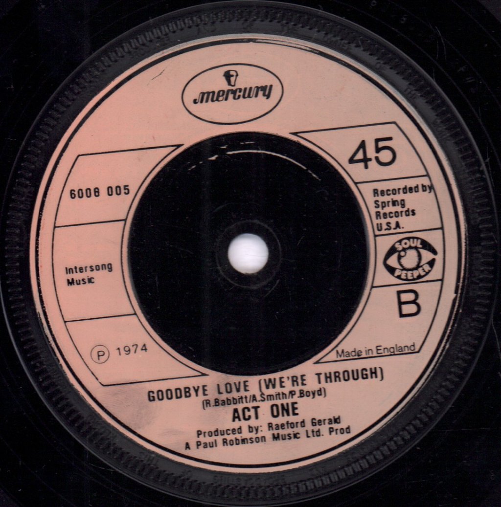 Act One - Tom The Peeper - 7 Inch