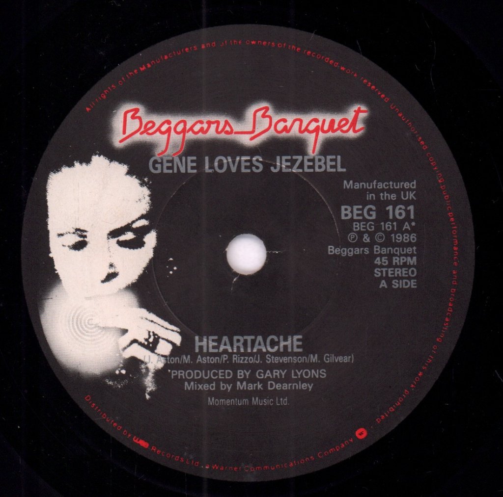 Gene Loves Jezebel - Heartache - 7 Inch