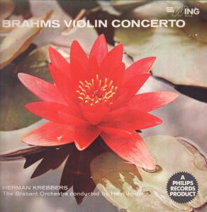Herman Krebbers / Hein Jordans / Brabant Philharmonic - Brahms - Violin Concerto - Lp