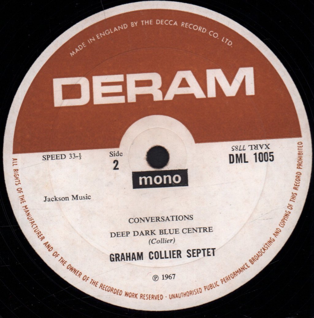 Graham Collier Septet - Deep Dark Blue Centre - Lp