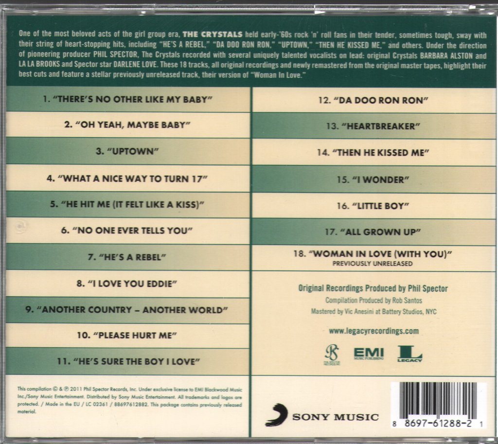 Crystals - Da Doo Ron Ron: The Very Best Of - Cd