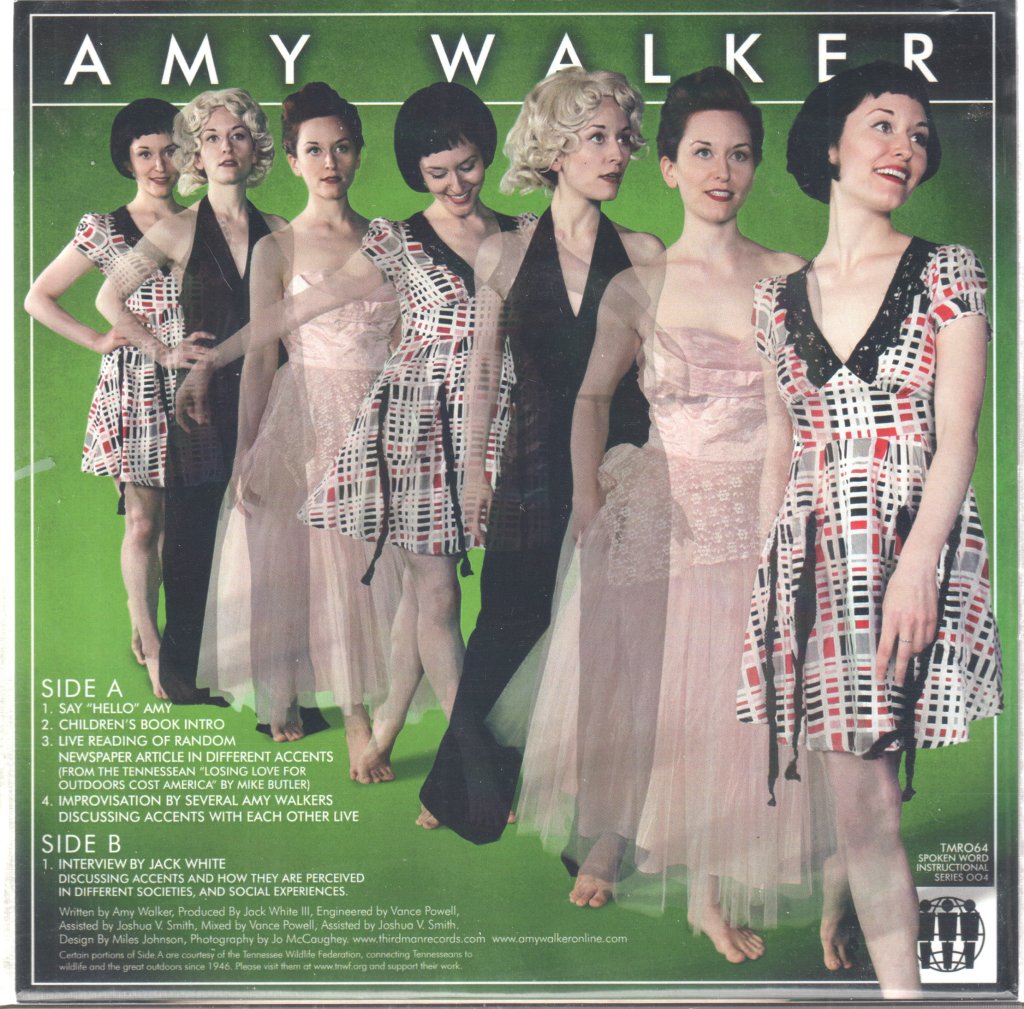 Amy Walker - Discourse On Accents - 7 Inch