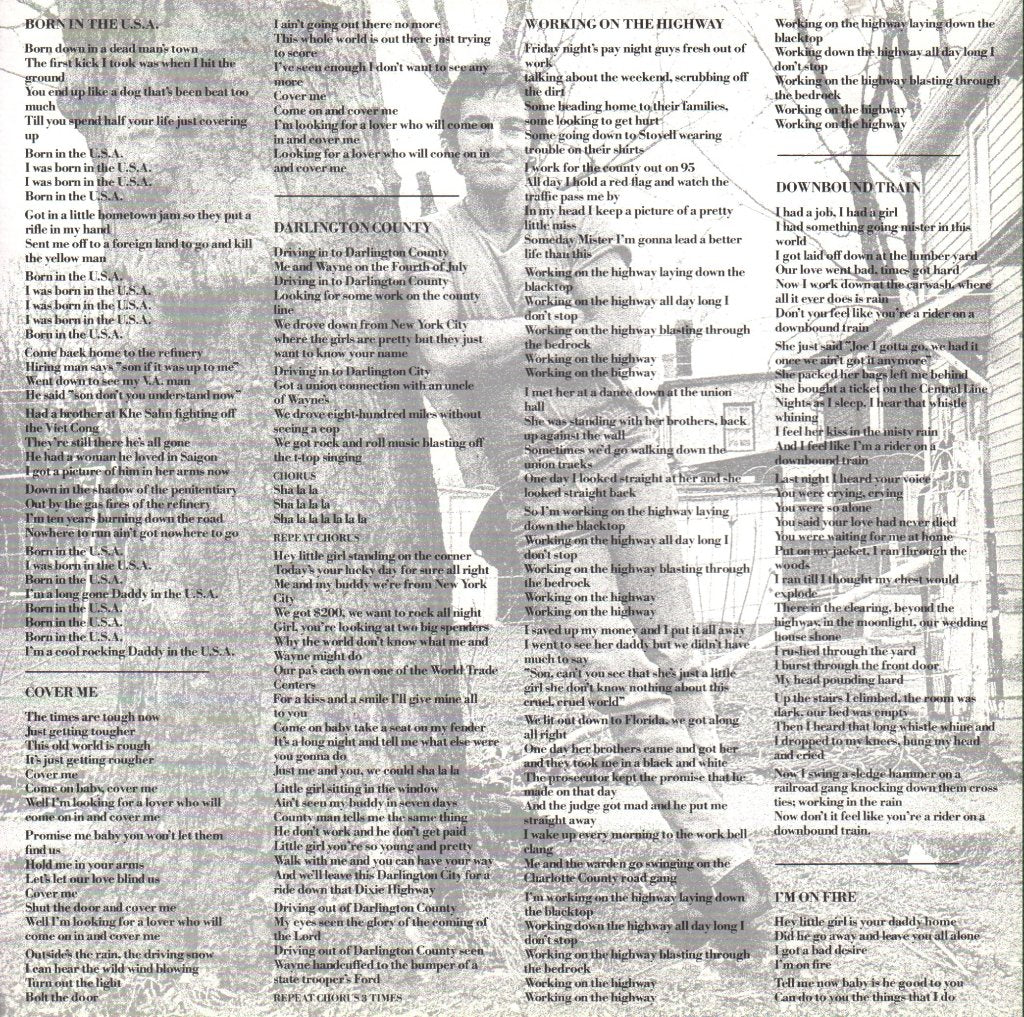 Bruce Springsteen - Born In The Usa - Lp