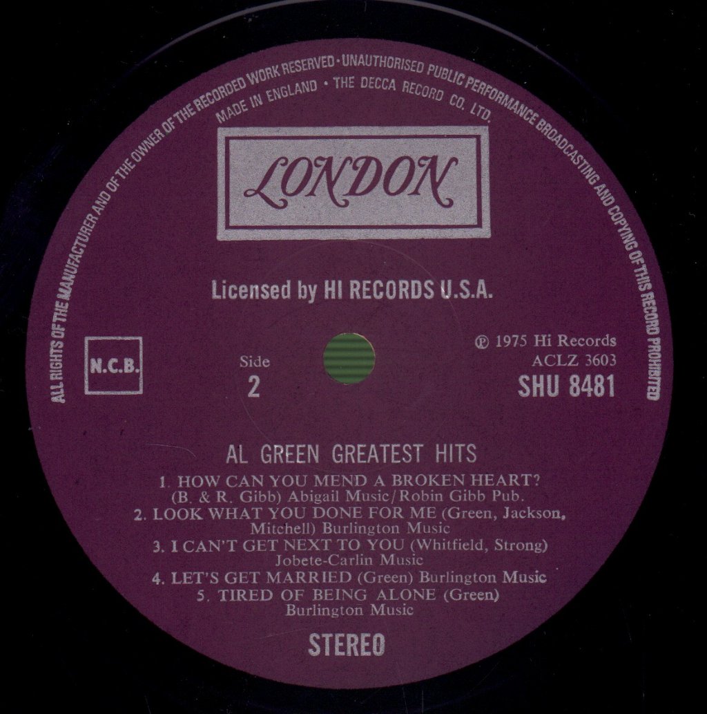 Al Green - Greatest Hits - Lp