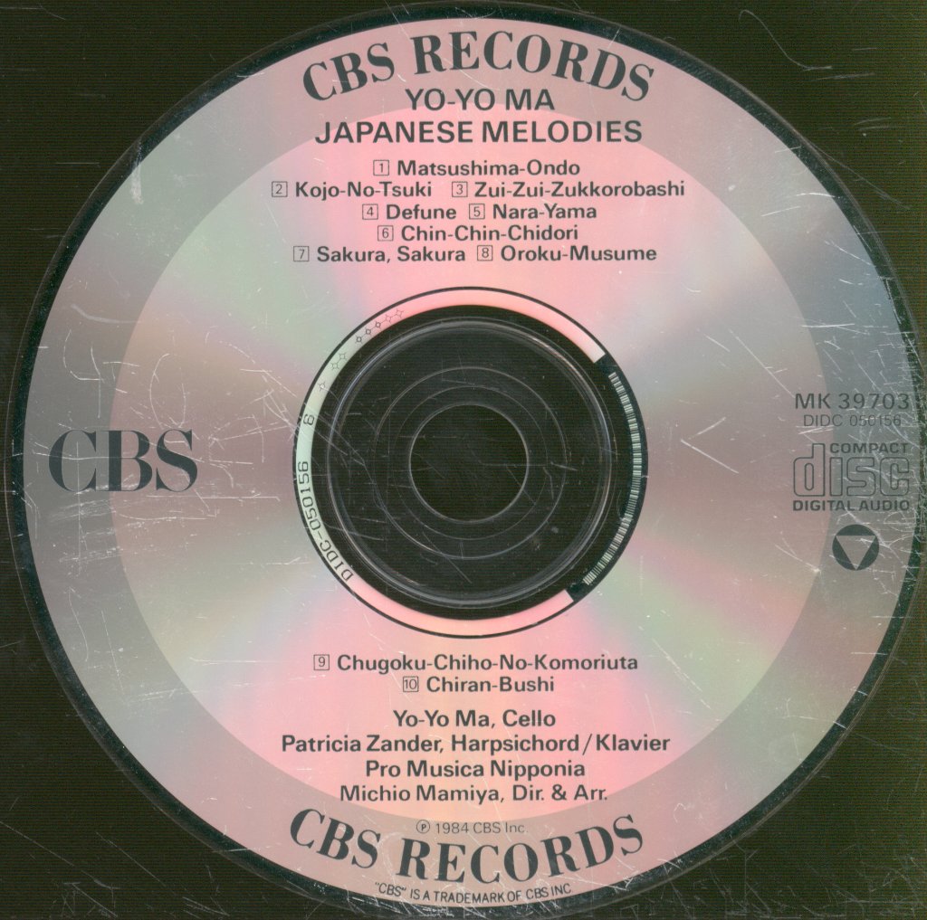 Yo-Yo Ma - Japanese Melodies - Cd