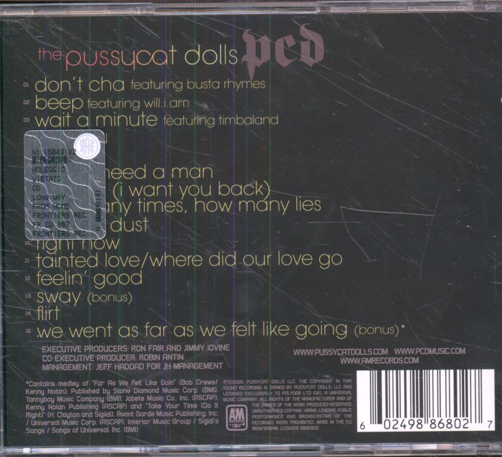 Pussycat Dolls - PCD - Cd