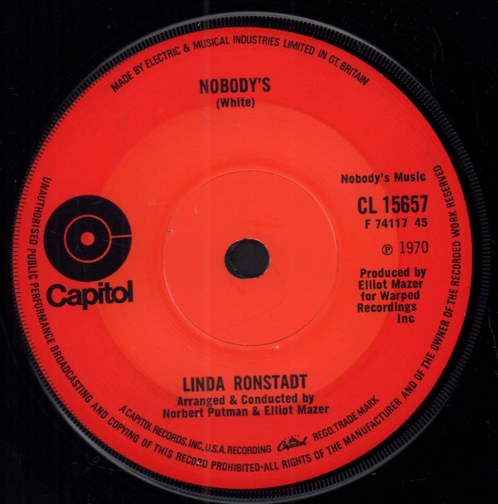 Linda Ronstadt - Long Long Time - 7 Inch