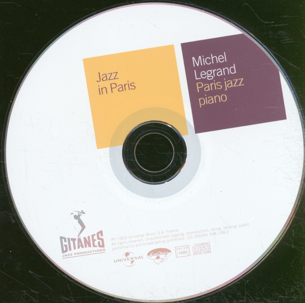 Michel Legrand - Paris Jazz Piano - Cd