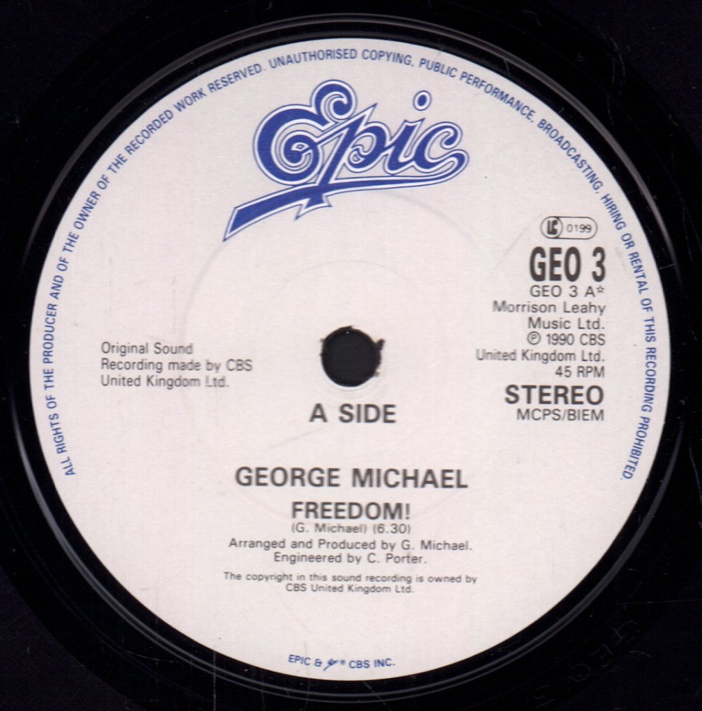 George Michael - Freedom - 7 Inch
