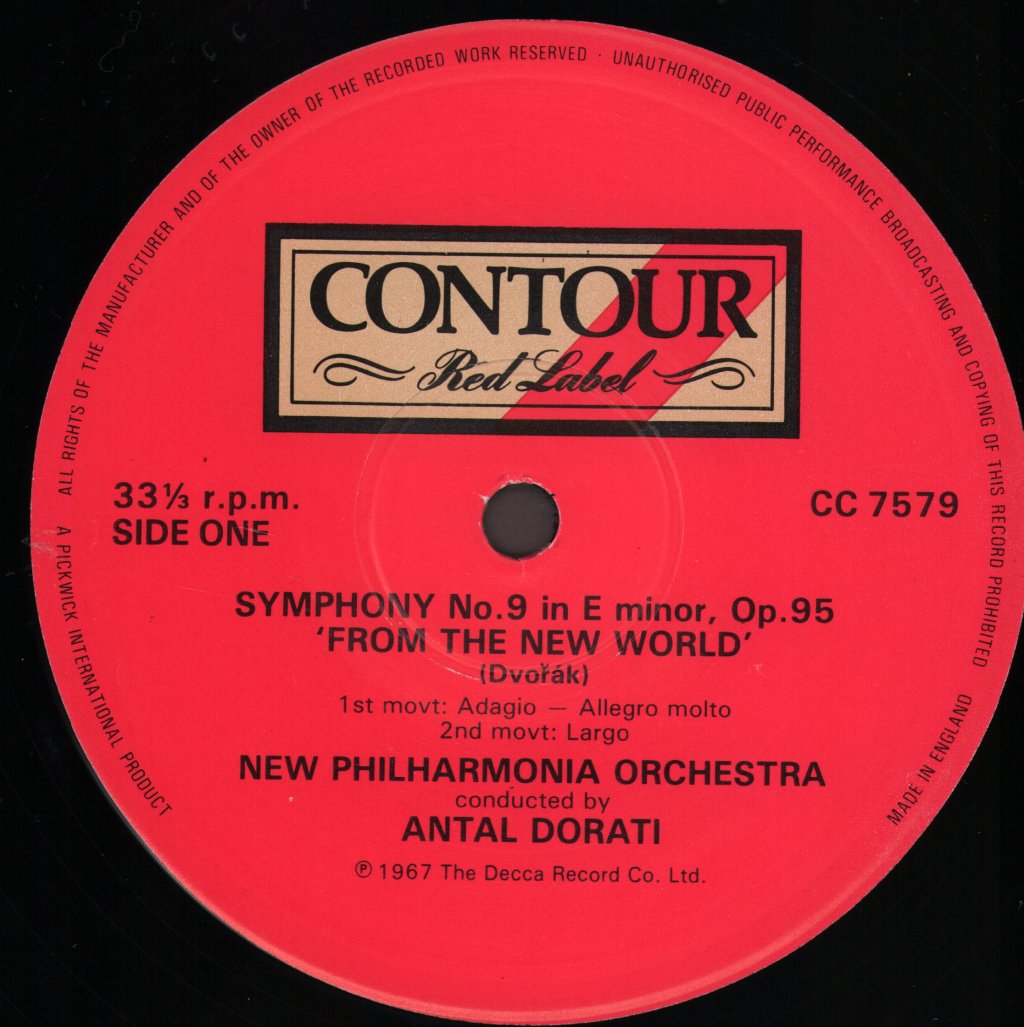 Antal Dorati / New Philharmonia Orchestra - Dvorak - Symphony No. 9 In E Minor - From The New World - Lp