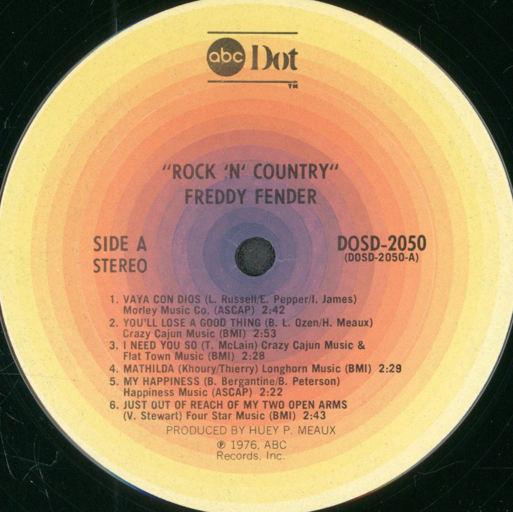 Freddy Fender - Rock N Country - Lp