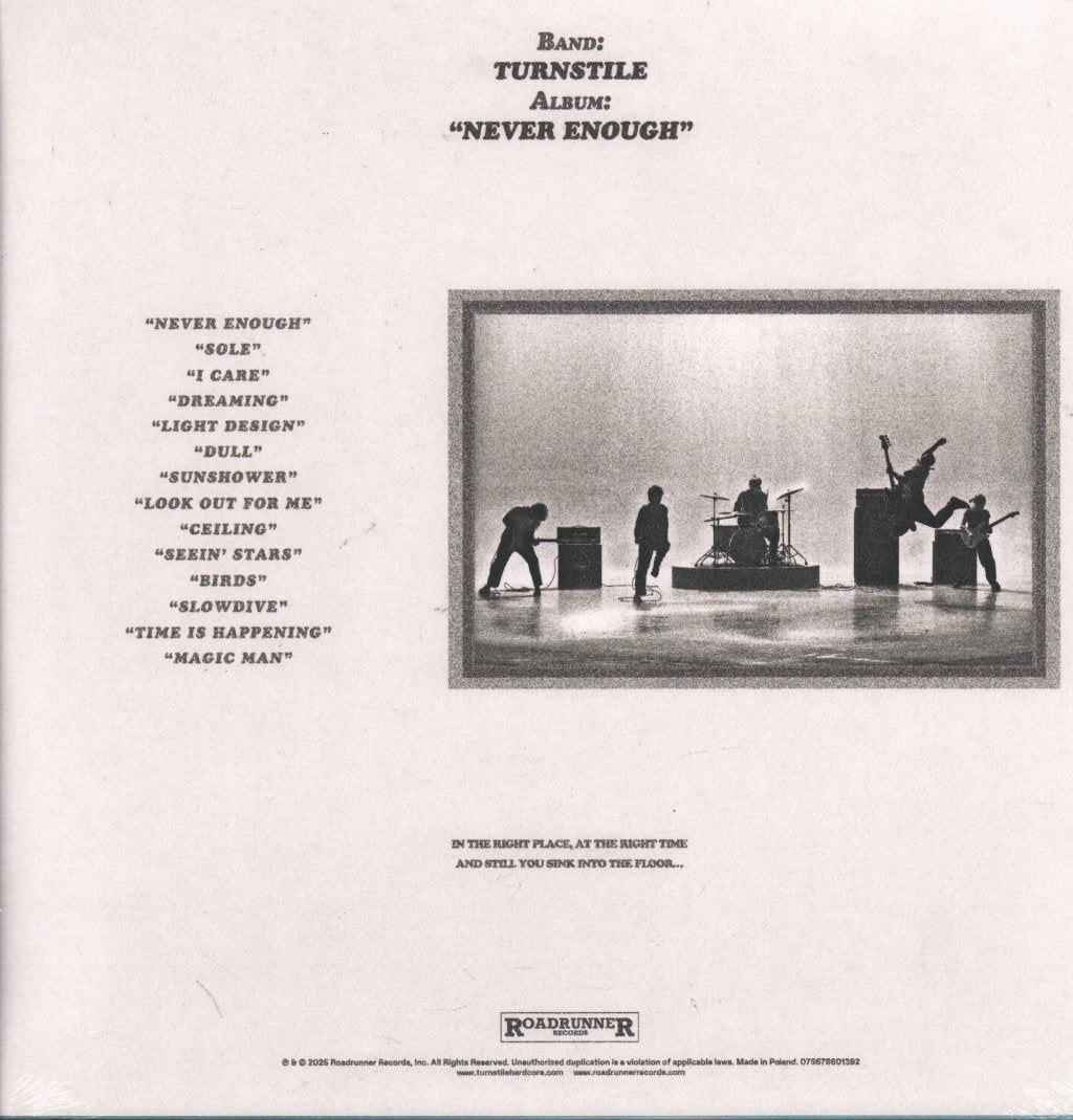 Turnstile - Never Enough - Lp