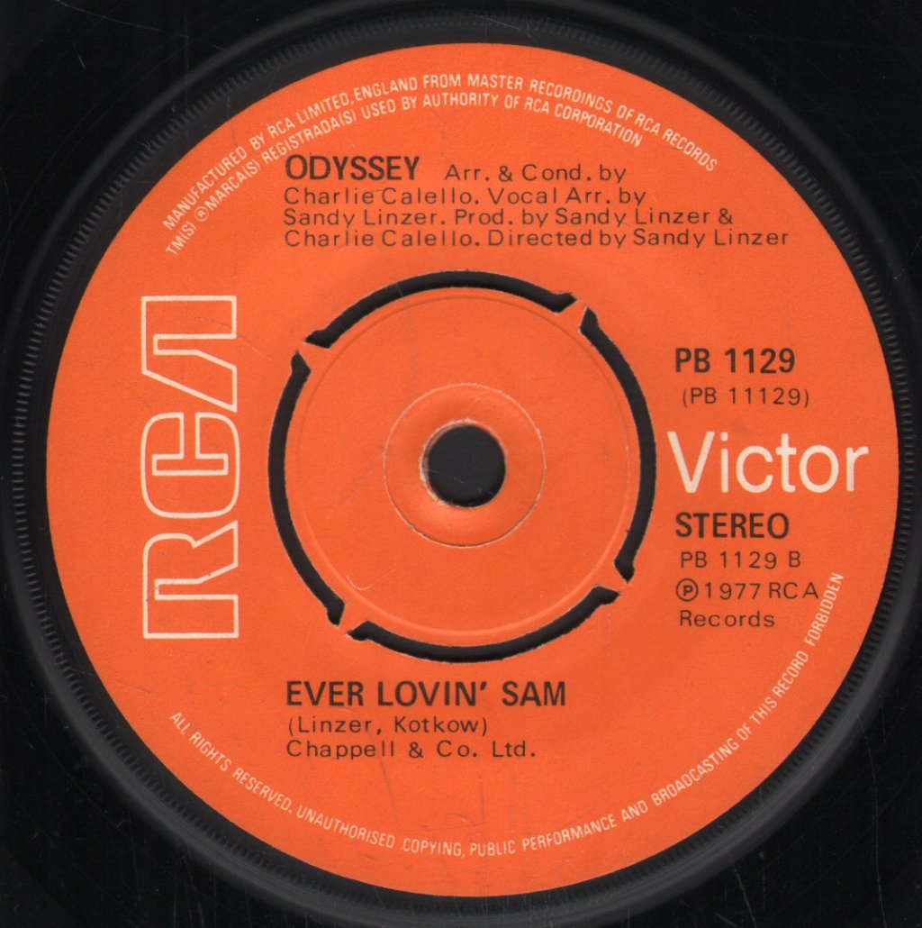 Odyssey (Disco Group) - Native New Yorker - 7 Inch