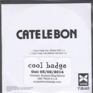 Cate Le Bon - I Can't Help You - Cdr