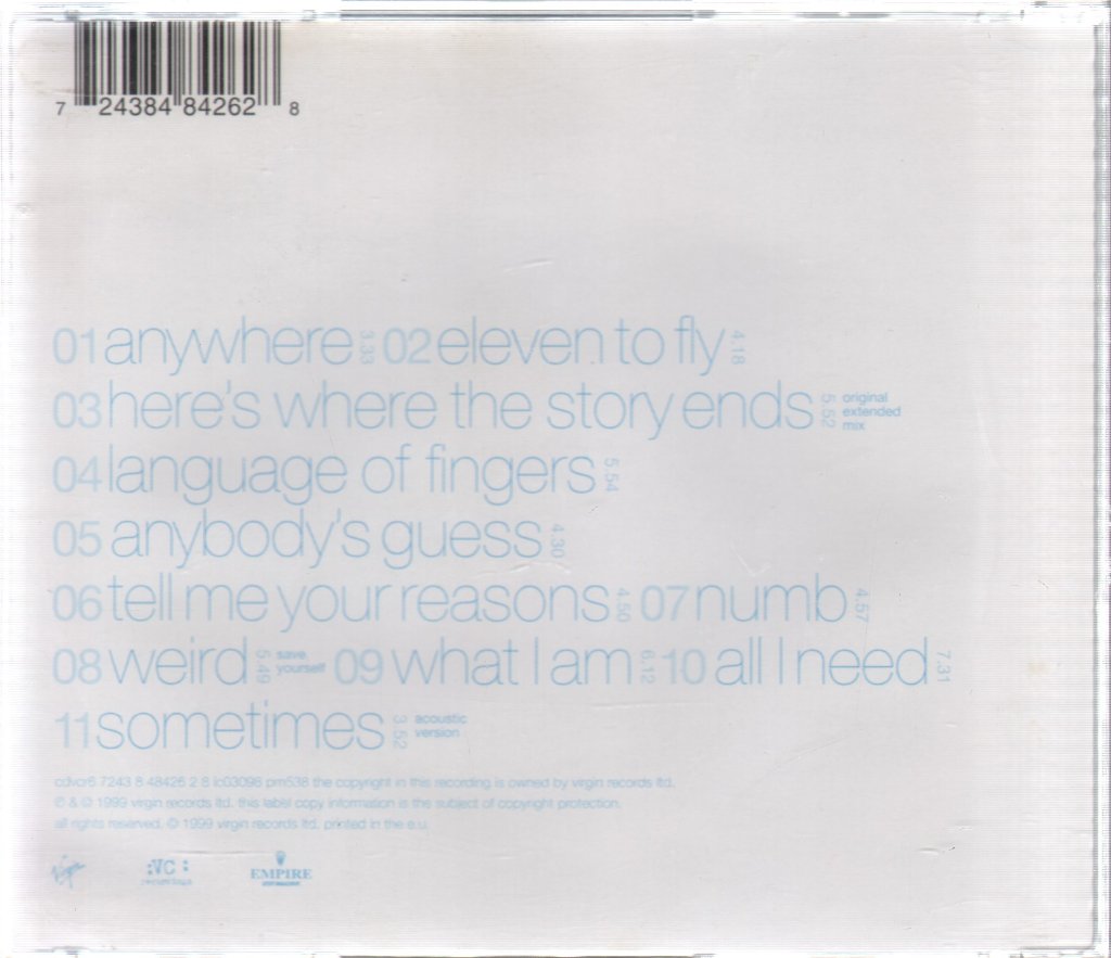 Tin Tin Out - Eleven To Fly - Cd
