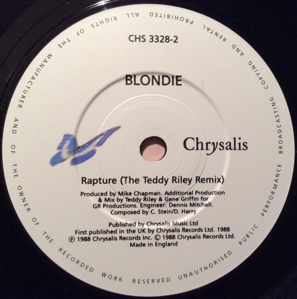 Blondie - Denis (The '88 Remix) / Rapture (The Teddy Riley Remix) - 7 Inch
