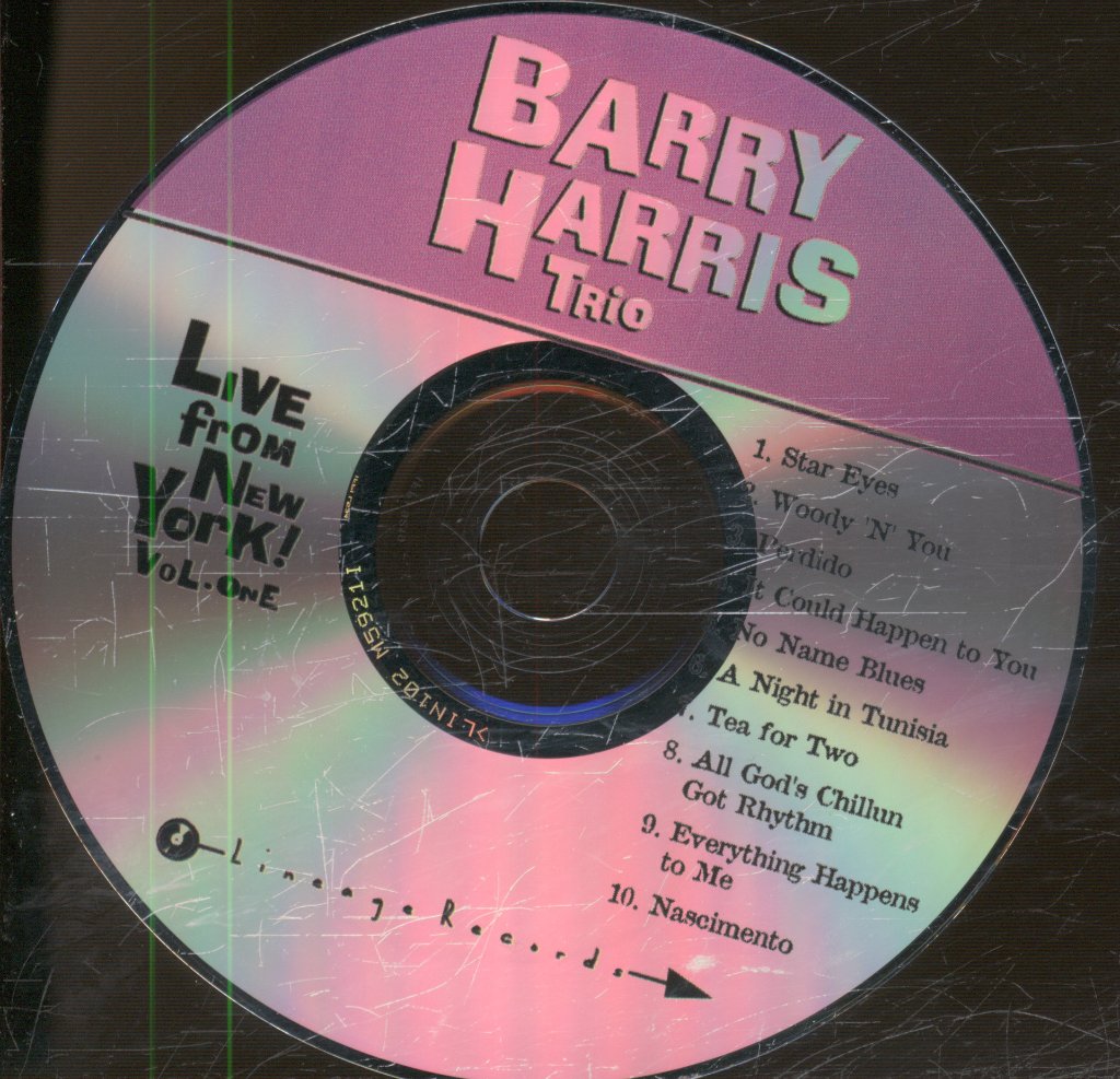 Barry Harris Trio - Live From New York! Vol. One - Cd