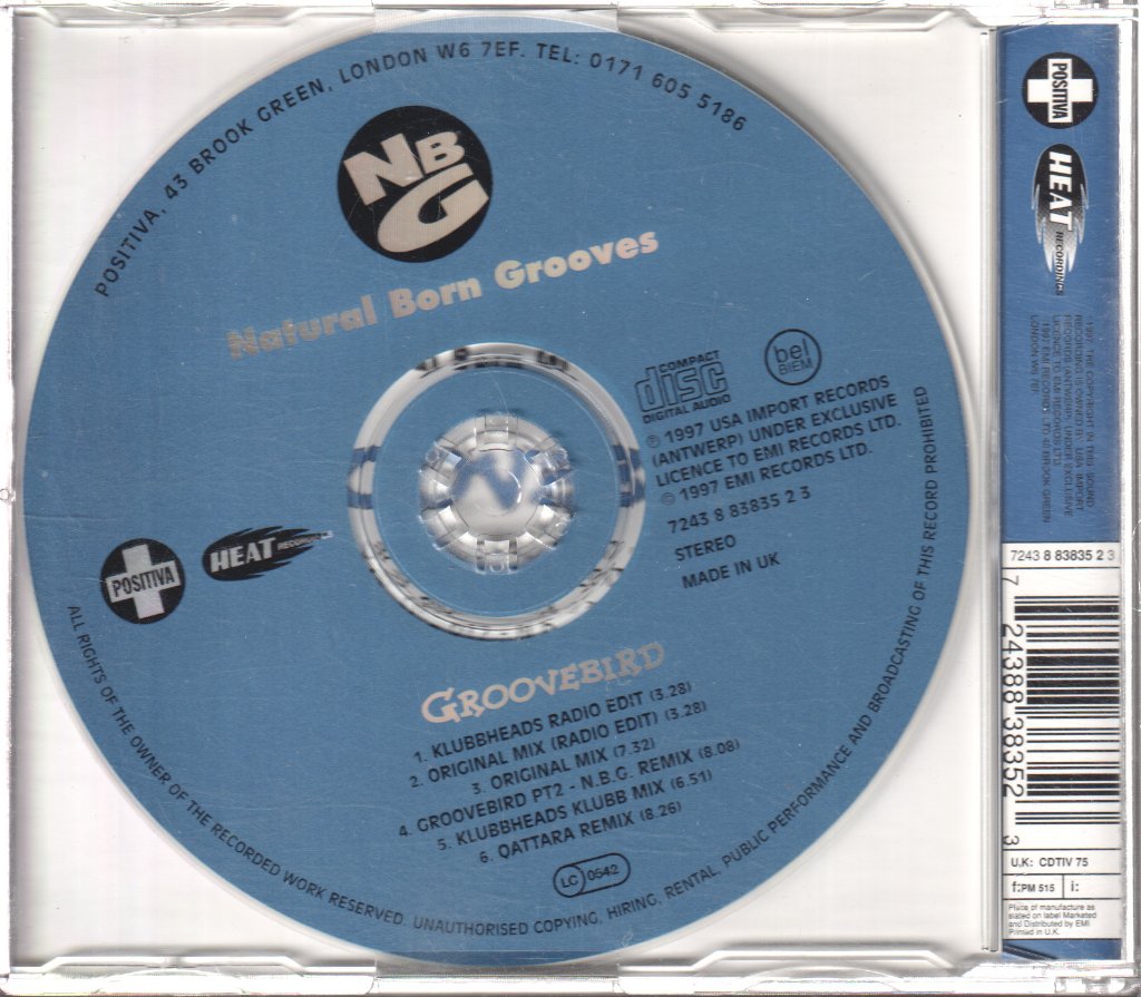 Natural Born Grooves - Groovebird - Cd