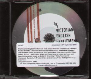 Victorian English Gentlemens Club - Impossible Sightings Over Shelton - Cd