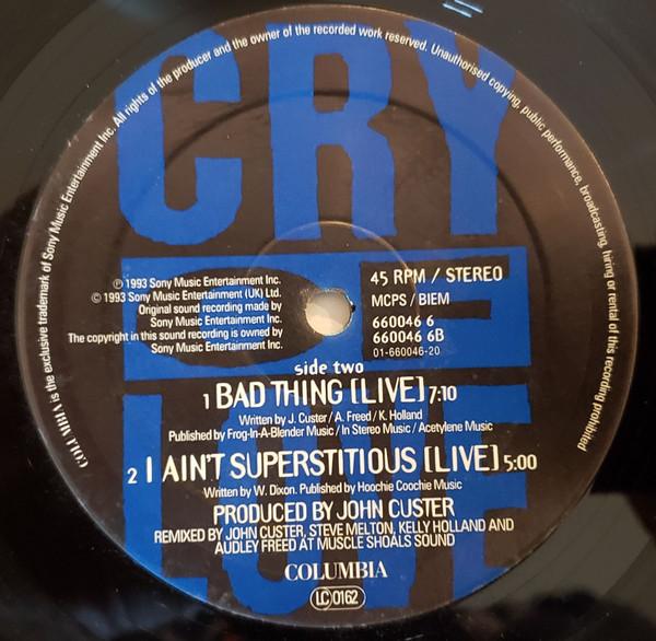 Cry Of Love - Bad Thing - 12 Inch