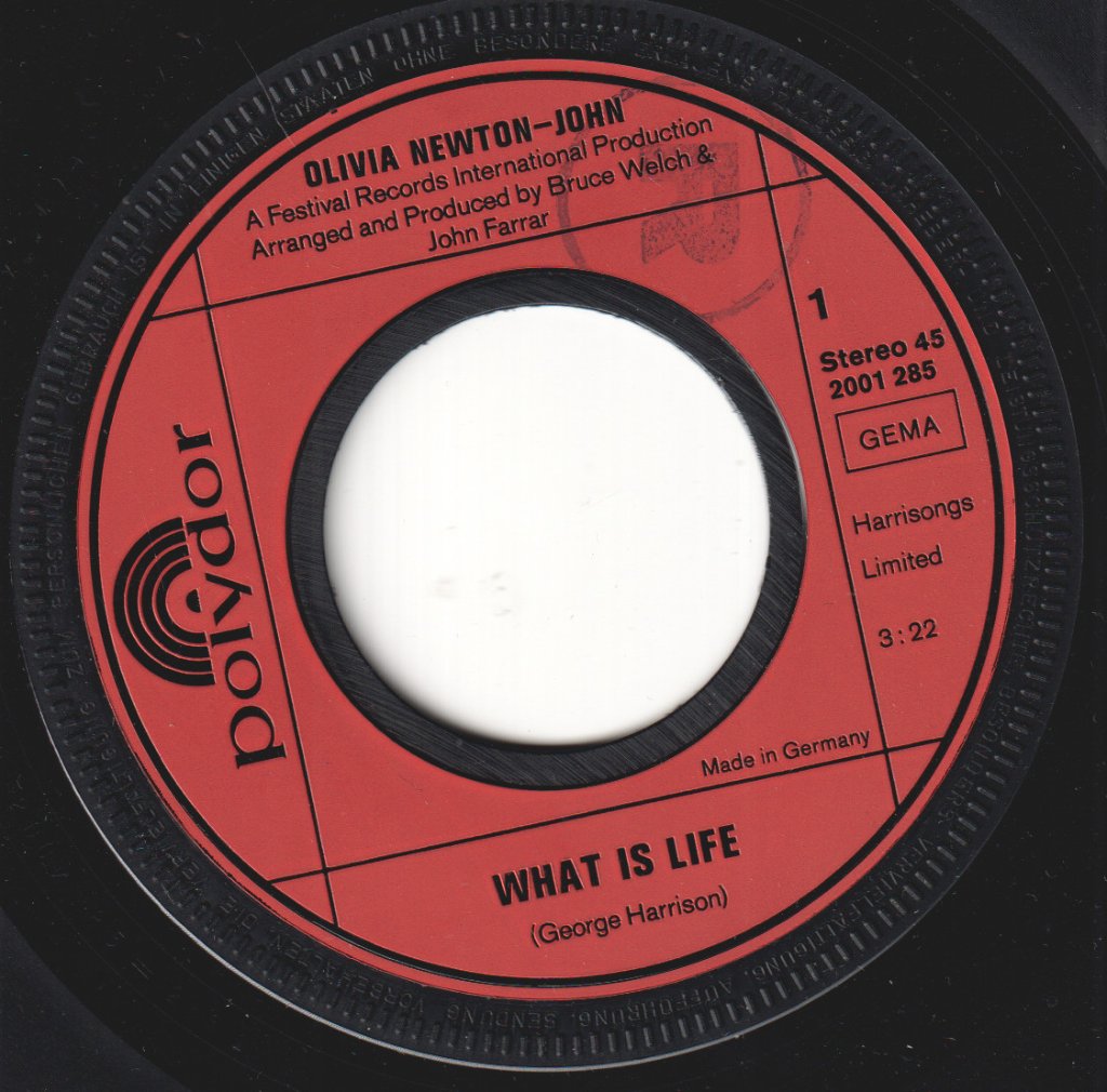 Olivia Newton John - What Is Life - 7 Inch