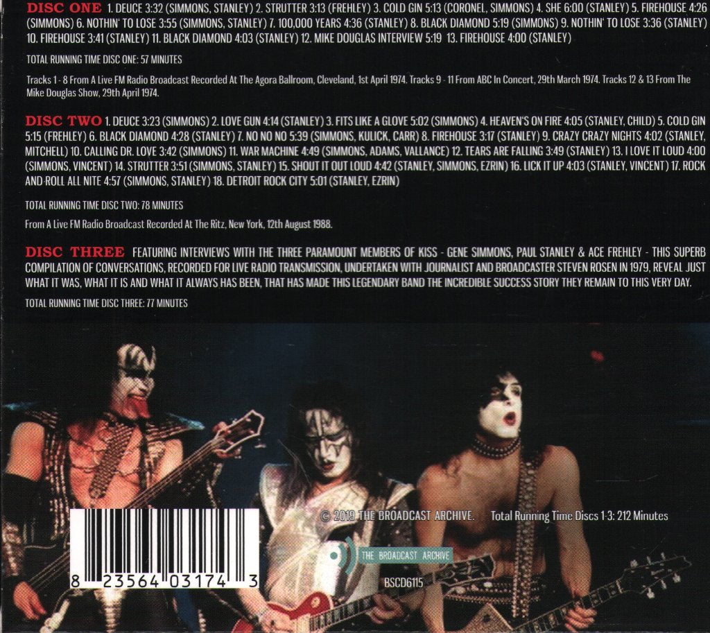 Kiss - Broadcast Archives - Cd Set