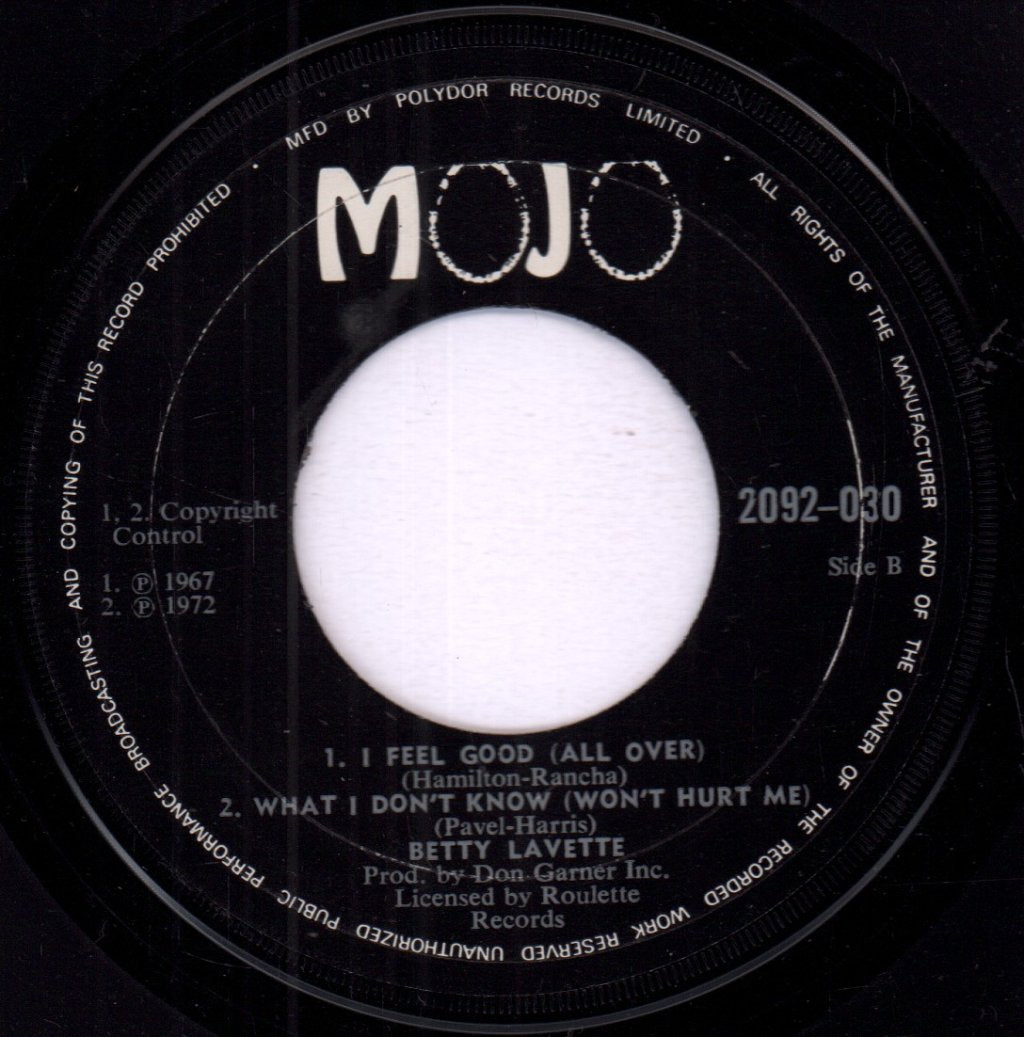 Betty Lavette - Let Me Down Easy - 7 Inch