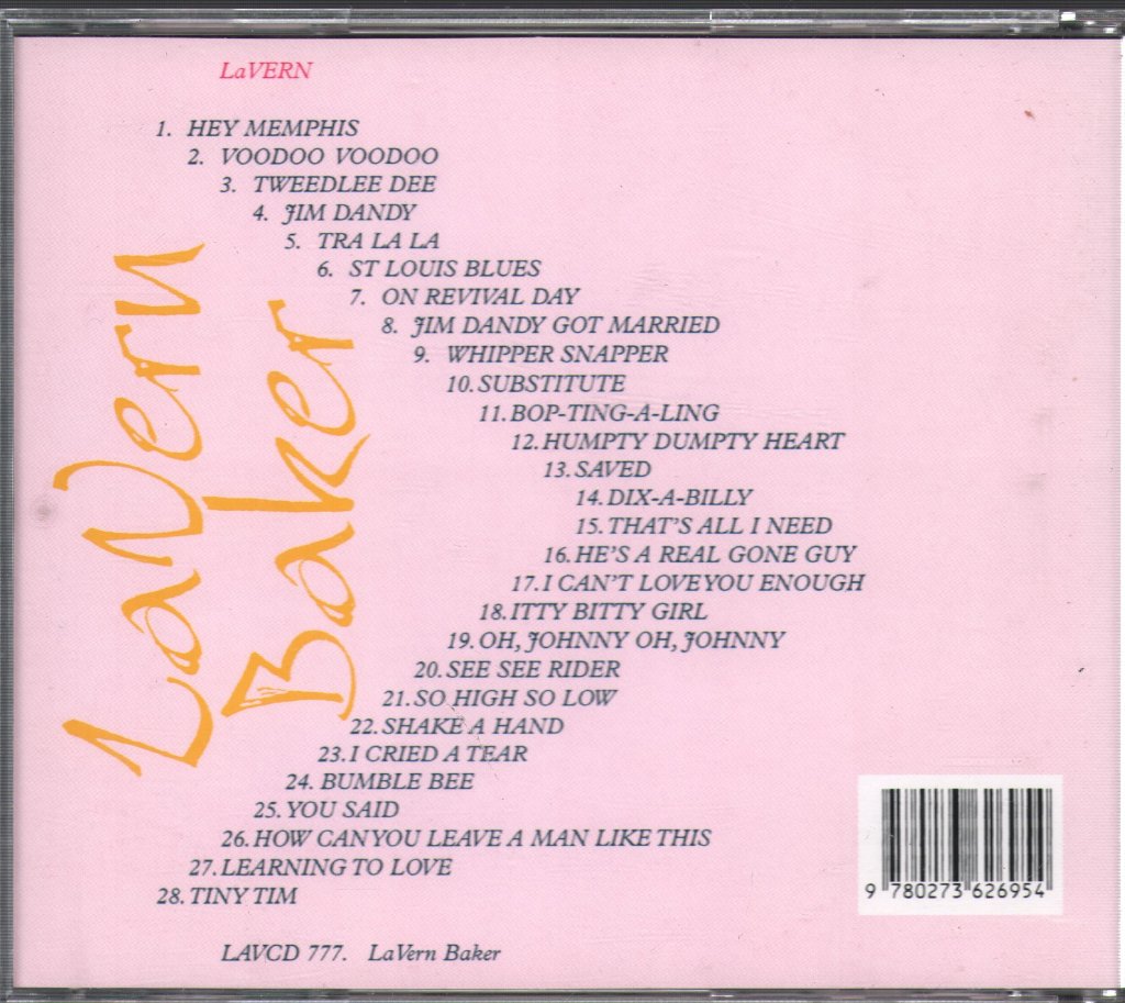 Lavern Baker - Leavin' A Lastin' Impression - Cd