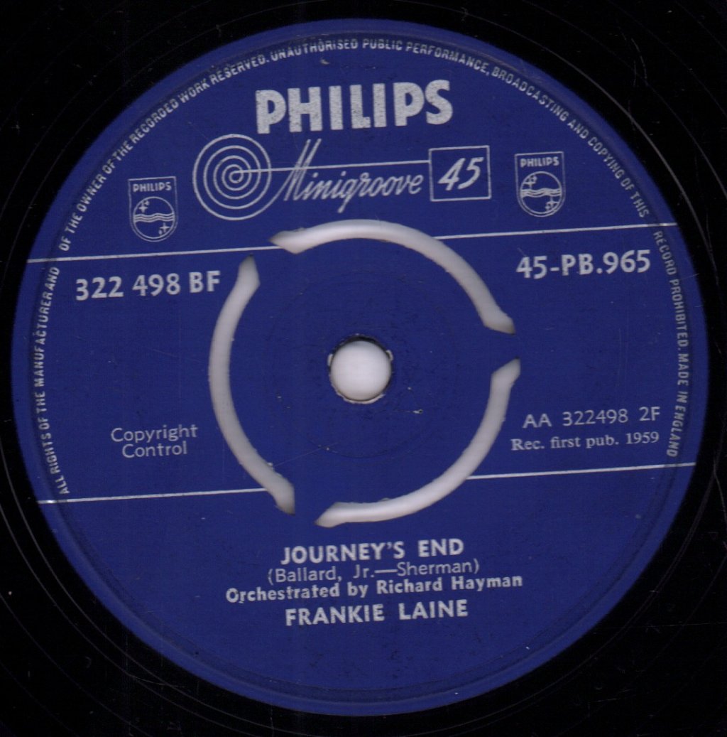 Frankie Laine - Rawhide - 7 Inch