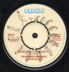 Manfred Mann's Earth Band - Spirits In The Night - 7 Inch