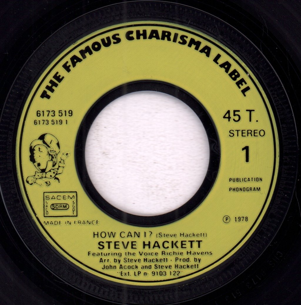 Steve Hackett - How Can I? - 7 Inch