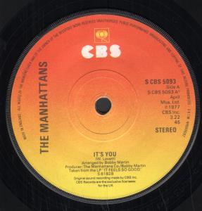 Manhattans - It's You - 7 Inch