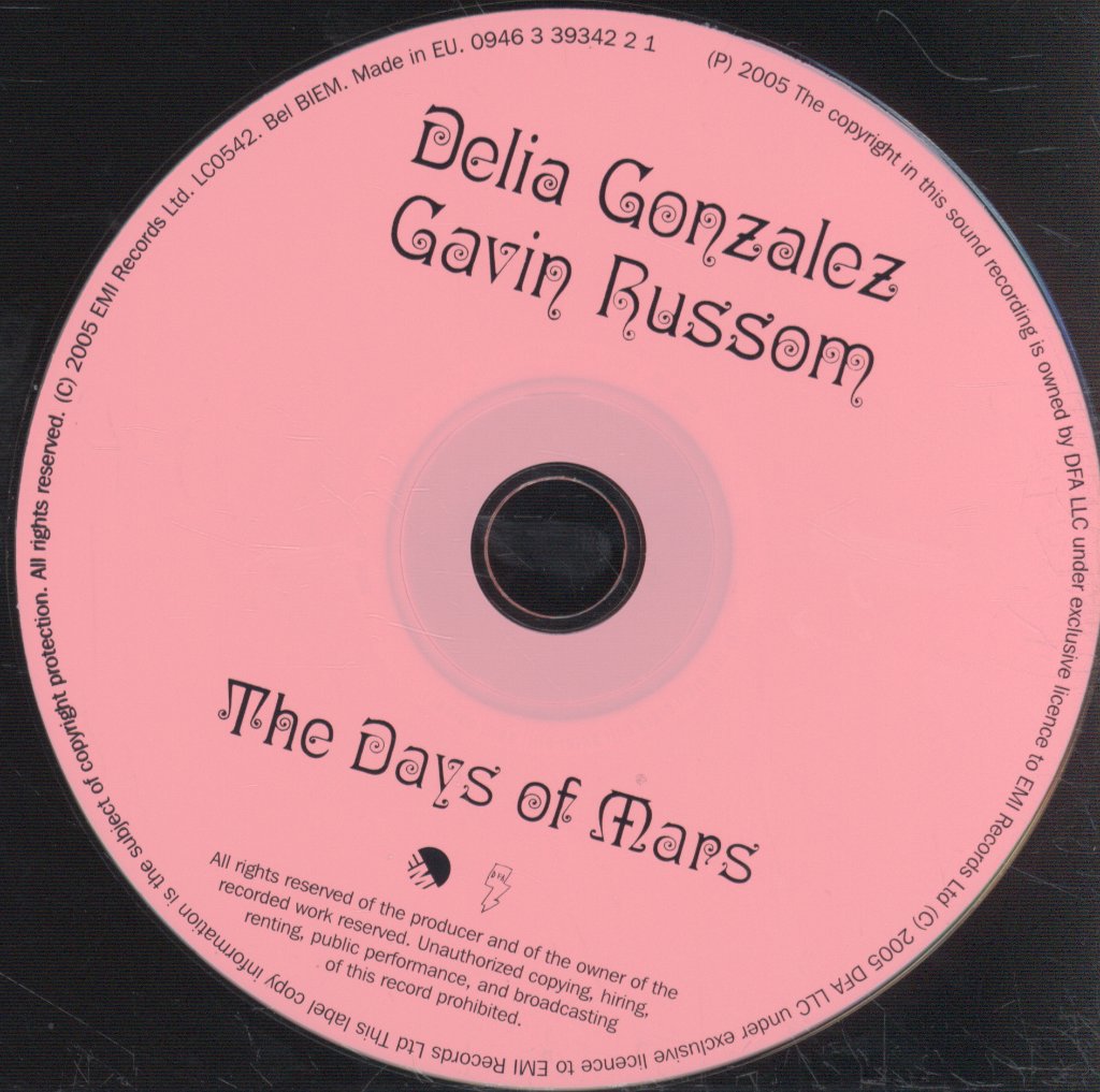 Delia Gonzalez & Gavin Russom - Days Of Mars - Cd